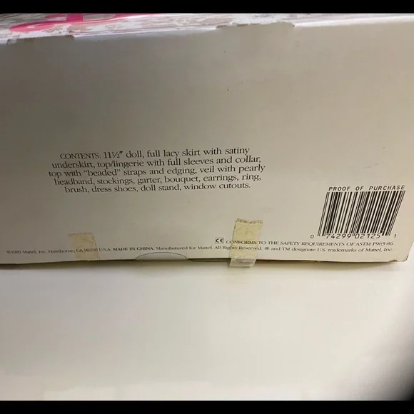 Vintage 1989 Mattel Wedding Fantasy Barbie NRFBNIB - Picture 5 of 11